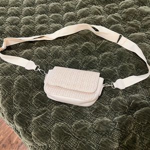 Straw cross body bag